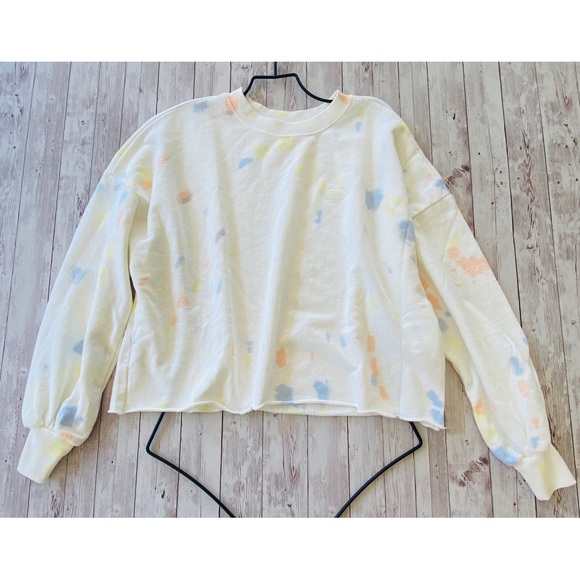 Billabong Dreamy Hues Tie Dye Crewneck Cropped Sweatshirt - Picture 7 of 10